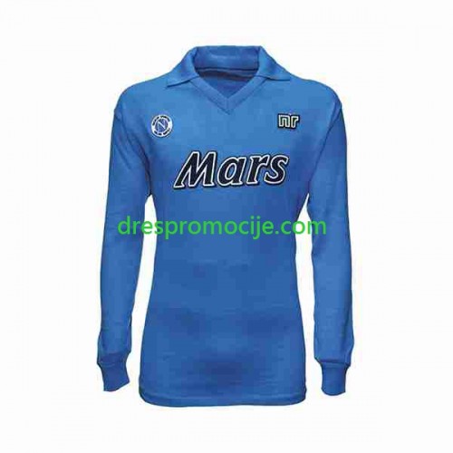 SSC Napoli 1989 Dres Retro Domaći 1990 Dugim Rukavima SSC Napoli 1989 Dres Retro Domaći 1990 Dugim Rukavima